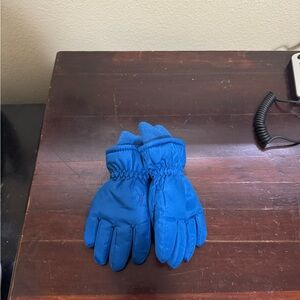 Kids 3M Blue Winter Gloves Size S-M